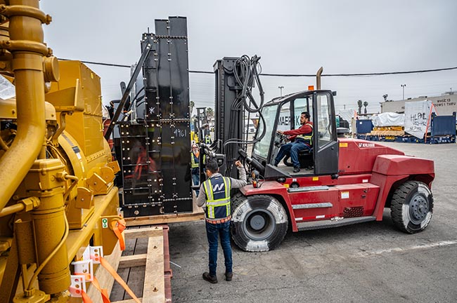 Oversized cargo port of Los Angeles (OOG)